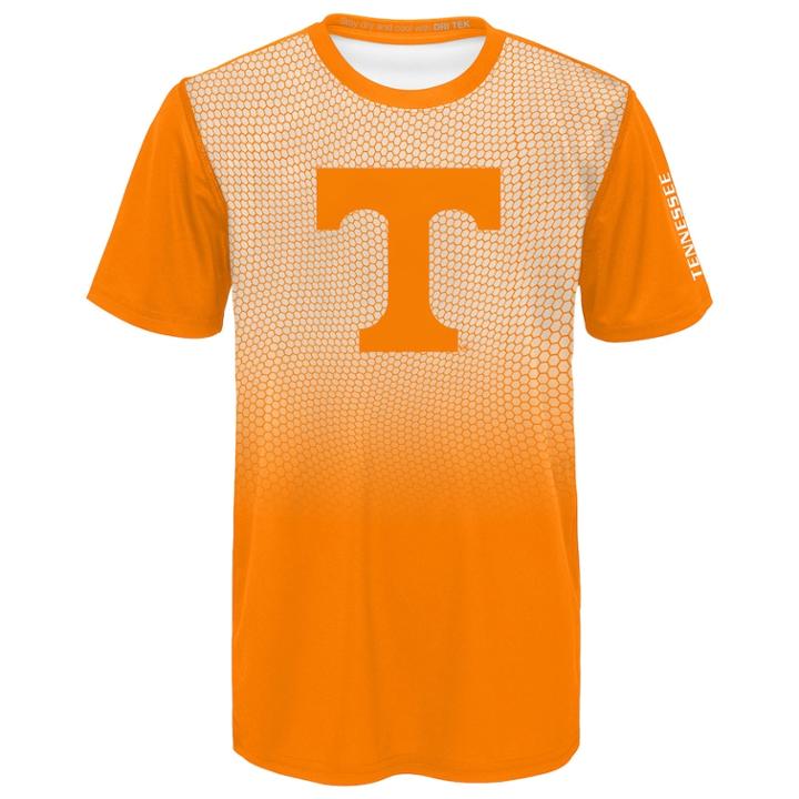Boys 8-20 Tennessee Volunteers Bitmapped Dri-tek Tee, Size: L 14-16, Orange