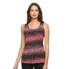 Women's Croft & Barrow Scoopneck Tank, Size: Medium, Oxford