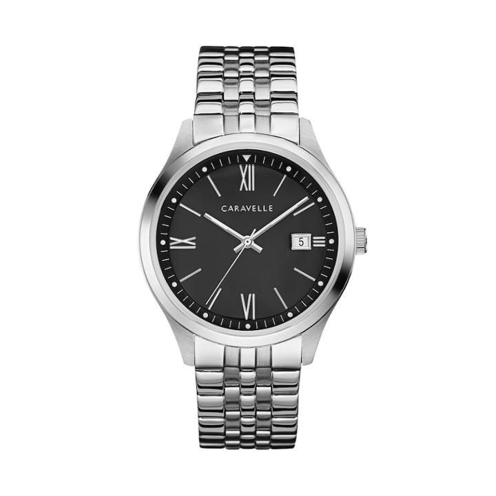 Caravelle Men's Stainless Steel Watch - 43b158, Size: Large, Grey