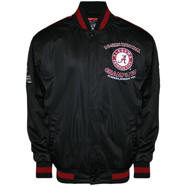 Men's Franchise Club Alabama Crimson Tide Victor Jacket, Size: Large, Black