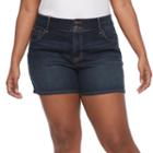 Plus Size Apt. 9&reg; Modern Fit Jean Shorts, Women's, Size: 18 W, Blue Other