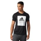 Men's Adidas Performance Graphic Tee, Size: Xxl, Black