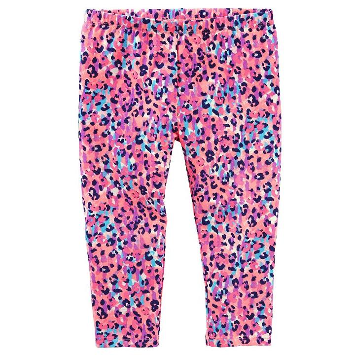 Girls 4-8 Oshkosh B'gosh&reg; Patterned Crop Capri Leggings, Girl's, Size: 5, Ovrfl Oth