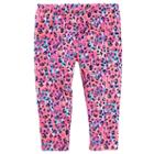 Girls 4-8 Oshkosh B'gosh&reg; Patterned Crop Capri Leggings, Girl's, Size: 5, Ovrfl Oth