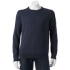 Big & Tall Sonoma Goods For Life&trade; Classic-fit Solid Fine Gauge Crewneck Sweater, Men's, Size: 4xb, Med Blue