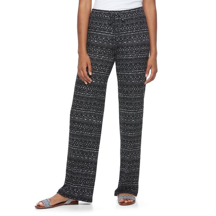 Juniors' Joe B Hatchi Soft Pants, Girl's, Size: Medium, Grey Other