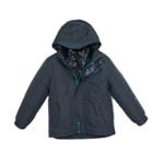 Boys 4-7 Big Chill Hooded Camouflage Heavyweight 3-in-1 Systems Jacket, Boy's, Size: 6, Grey (charcoal)