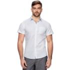 Men's Marc Anthony Slim-fit Linen Button-down Shirt, Size: Large, Natural