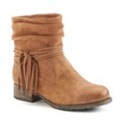 Mudd&reg; Women's Western Ankle Boots, Girl's, Size: Medium (8.5), Lt Beige