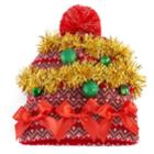 Men's Ugly Christmas Sweater Hat, Red