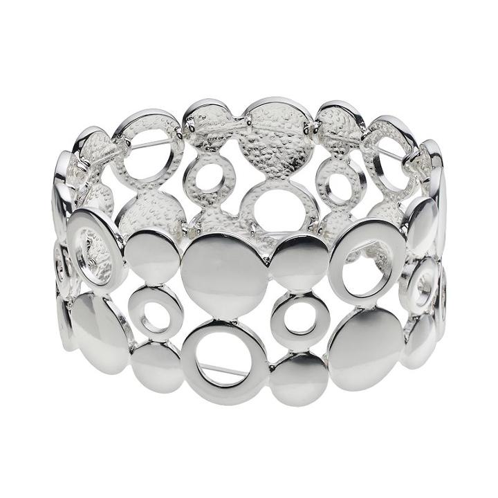 Apt. 9&reg; Circle Link Stretch Bracelet, Women's, Multicolor
