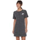 Women's Nike Sportswear Short Sleeve Sweatshirt Dress, Size: Small, Grey