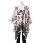 Sonoma Goods For Life&trade; Paisley Lace-up Poncho, Women's, Ovrfl Oth