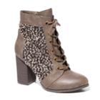 2 Lips Too Larry Women's Lace-up Ankle Boots, Size: 5.5 Med, Brown