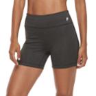 Women's Fila Sport&reg; Fitted High-waisted Running Shorts, Size: Medium, Light Grey