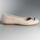 Simply Vera Vera Wang Beth Women's Ballet Flats, Size: Medium (9.5), Lt Beige