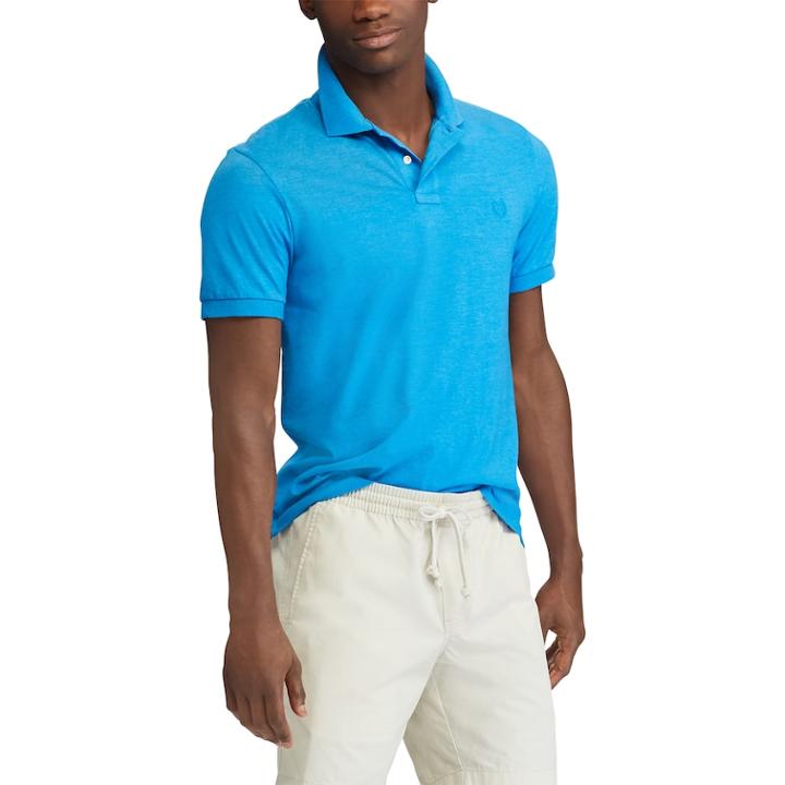 Big & Tall Chaps Coolmax Classic-fit Striped Performance Polo, Men's, Size: Xl Tall, Brt Blue