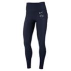 Women's Nike Penn State Nittany Lions Dri-fit Leggings, Size: Xxl, Blue (navy)