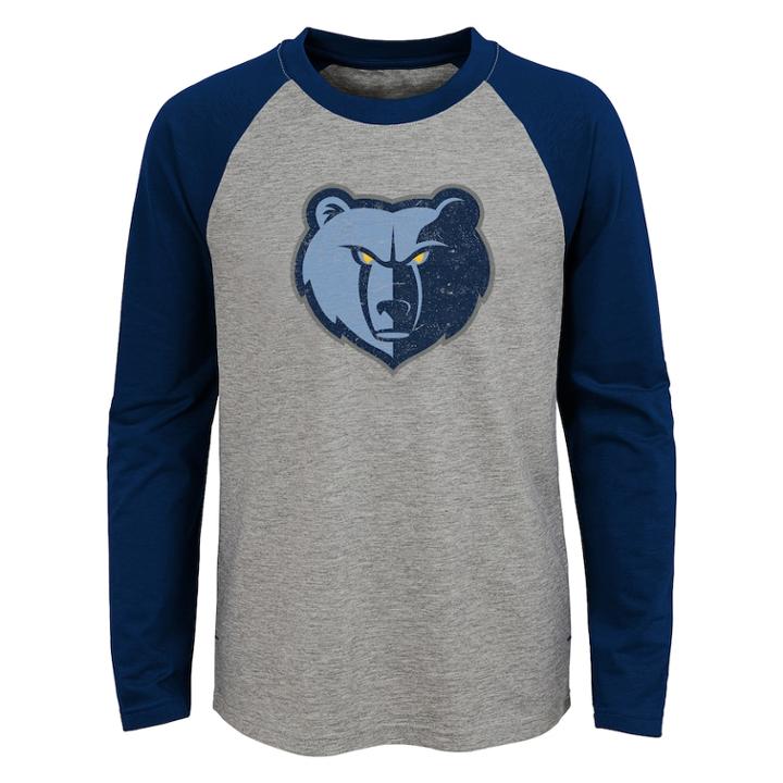 Boys 4-18 Memphis Grizzlies Fadaway Tee, Size: 6-7, Grey
