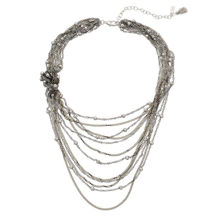 Simply Vera Vera Wang Layered Statement Necklace, Women's, Multicolor