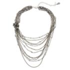 Simply Vera Vera Wang Layered Statement Necklace, Women's, Multicolor