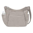 Travelon Anti-theft Rfid-blocking Cross-body Bag, Adult Unisex, Beig/green (beig/khaki)