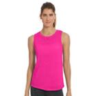 Women's Champion Authentic Wash Muscle Tank Top, Size: Small, Dark Pink