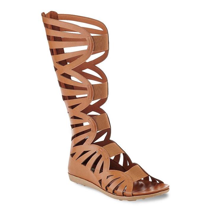 Henry Ferrera Woodbar Women's Gladiator Sandals, Size: 11, Beig/green (beig/khaki)