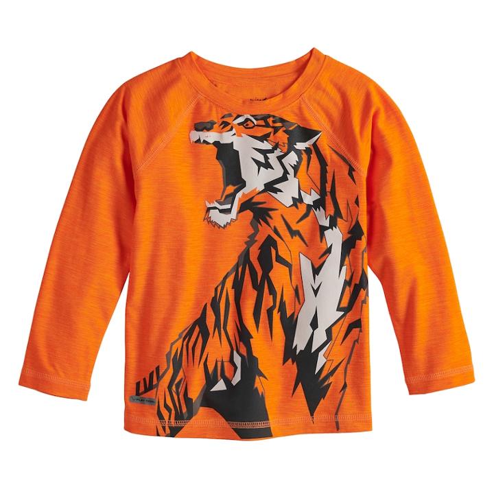 Toddler Boy Jumping Beans&reg; Playcool Active Raglan Graphic Top, Size: 5t, Brt Orange