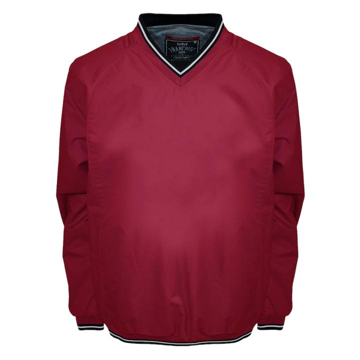 Big & Tall Franchise Club Elite Windshell Pullover Jacket, Men's, Size: 4xl, Dark Red
