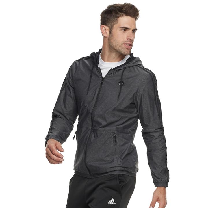 Men's Adidas Woven Jacket, Size: Large, Black