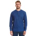 Men's Stanley Classic-fit Waffle-weave Thermal Henley, Size: Xxl, Blue