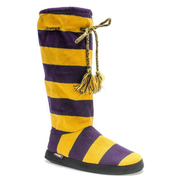Muk Luks Game Day Women's Tall Slippers, Size: Medium, Purple