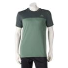 Men's Adidas Essential Tech Tee, Size: Large, Dark Green