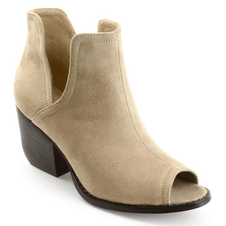 Journee Collection Jordyn Women's Ankle Boots, Size: 5.5 Med, Light Grey