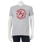 Men's Foo Fighters Tee, Size: Large, Grey (charcoal)