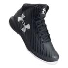 Under Armour Jet Express Mid Grade School Boys' Basketball Shoes, Boy's, Size: 6, Black