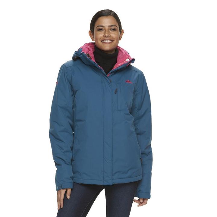 Women's High Sierra Insulated 3-in-1 Systems Jacket, Size: Large, Green