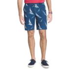 Men's Izod Schiffli Classic-fit Flat-front Shorts, Size: 44, Blue Other