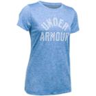 Women's Under Armour Tech Crew Graphic Tee, Size: Medium, Brt Blue