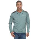 Men's Columbia Tryon Creek Classic-fit Quarter-zip Pullover, Size: Large, Green