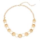 Napier Circle Collar Necklace, Women's, Gold