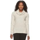 Petite Croft & Barrow&reg; Marled Cowlneck Sweater, Women's, Size: Xl Petite, Natural