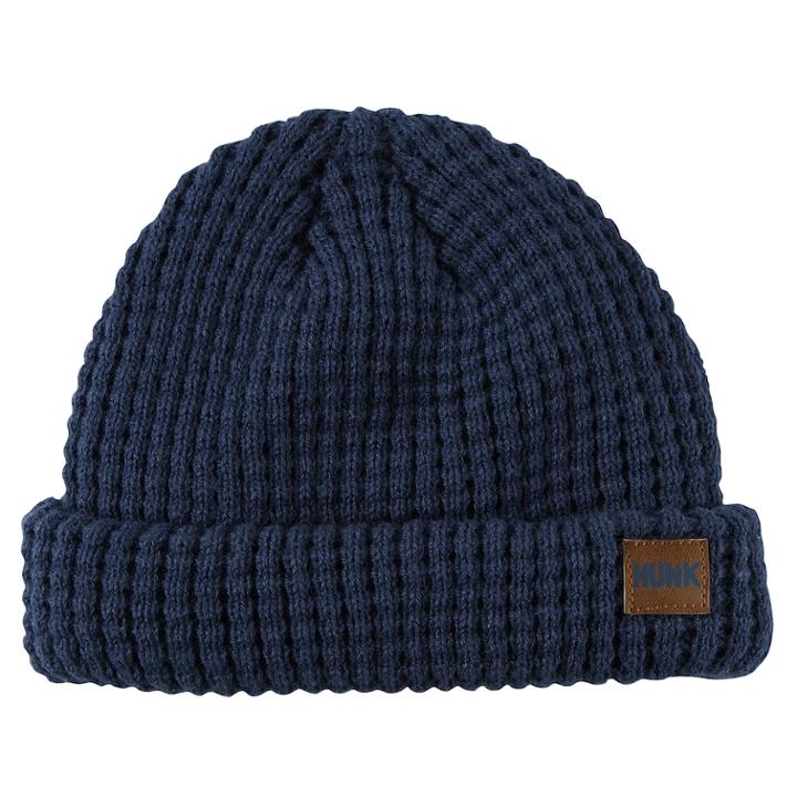 Baby Boy Carter's Waffle Knit Rolled Cuff Beanie, Size: 12-24month, Blue