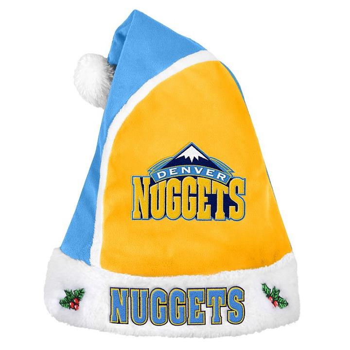 Adult Denver Nuggets Santa Hat, Blue