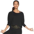 Women's Gaiam Reveal Graphic Top, Size: Small, Oxford
