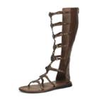 Roman Costume Sandals - Adult, Size: Small, Brown