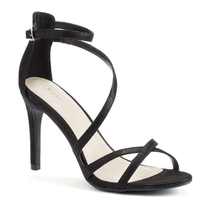 Apt. 9&reg; Oatmeal Women's Dress Sandals, Size: 10, Black