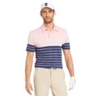 Men's Izod Classic-fit Striped Performance Golf Polo, Size: Medium, Med Pink