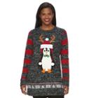 Plus Size Us Sweaters Holiday Sweater Tunic, Women's, Size: 1xl, Oxford